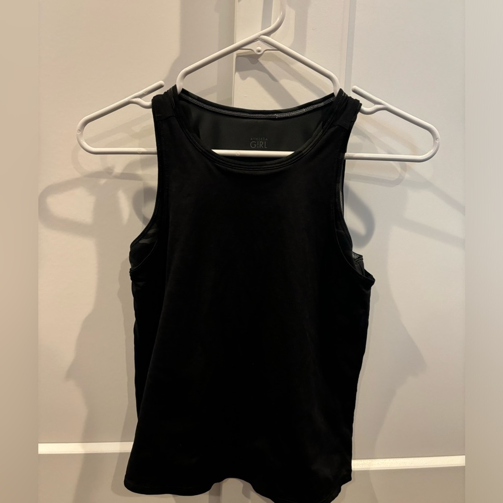 Athleta Girl back and camo tank top size L/12
